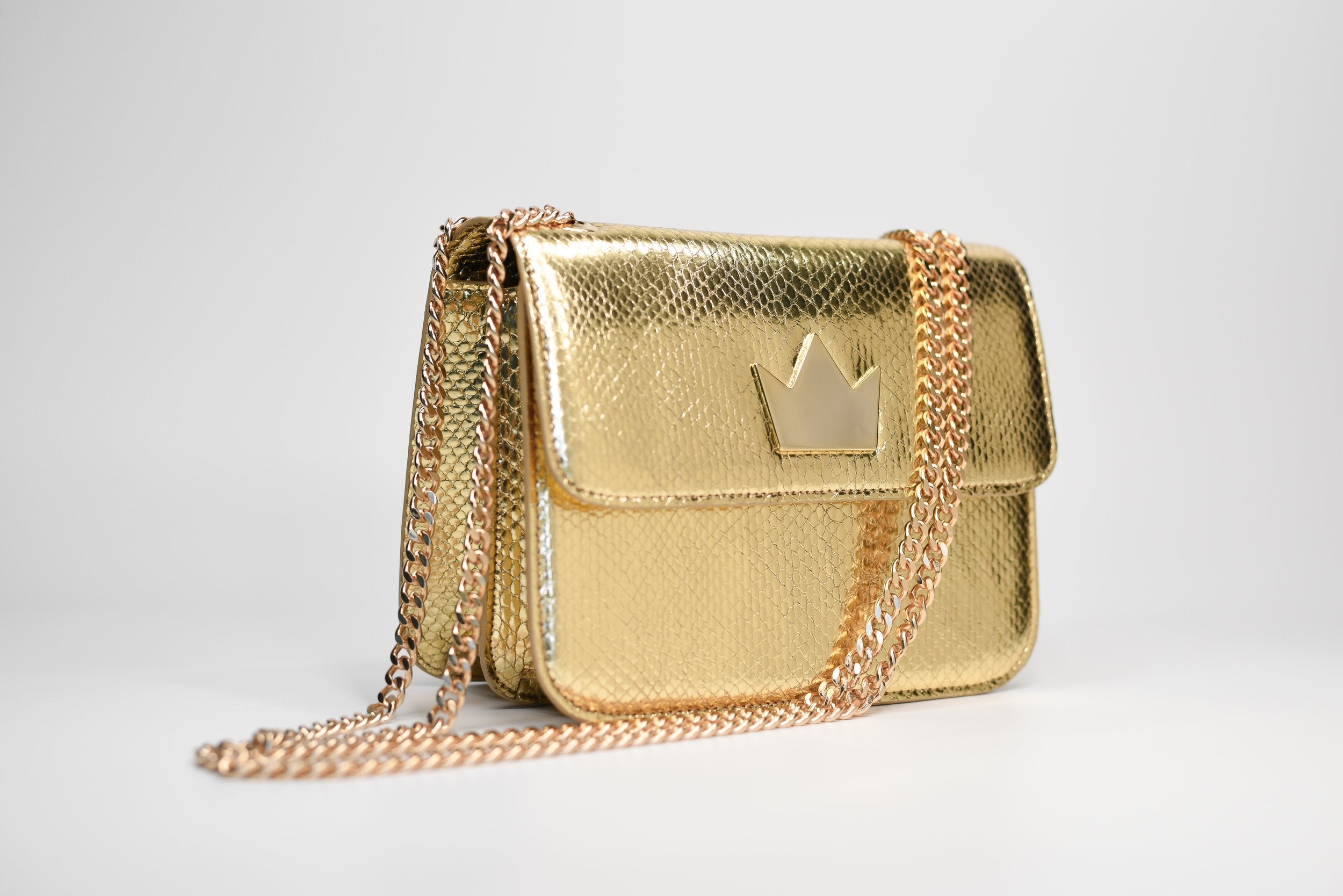 The Royal Elizabeth Gold Chain Bag