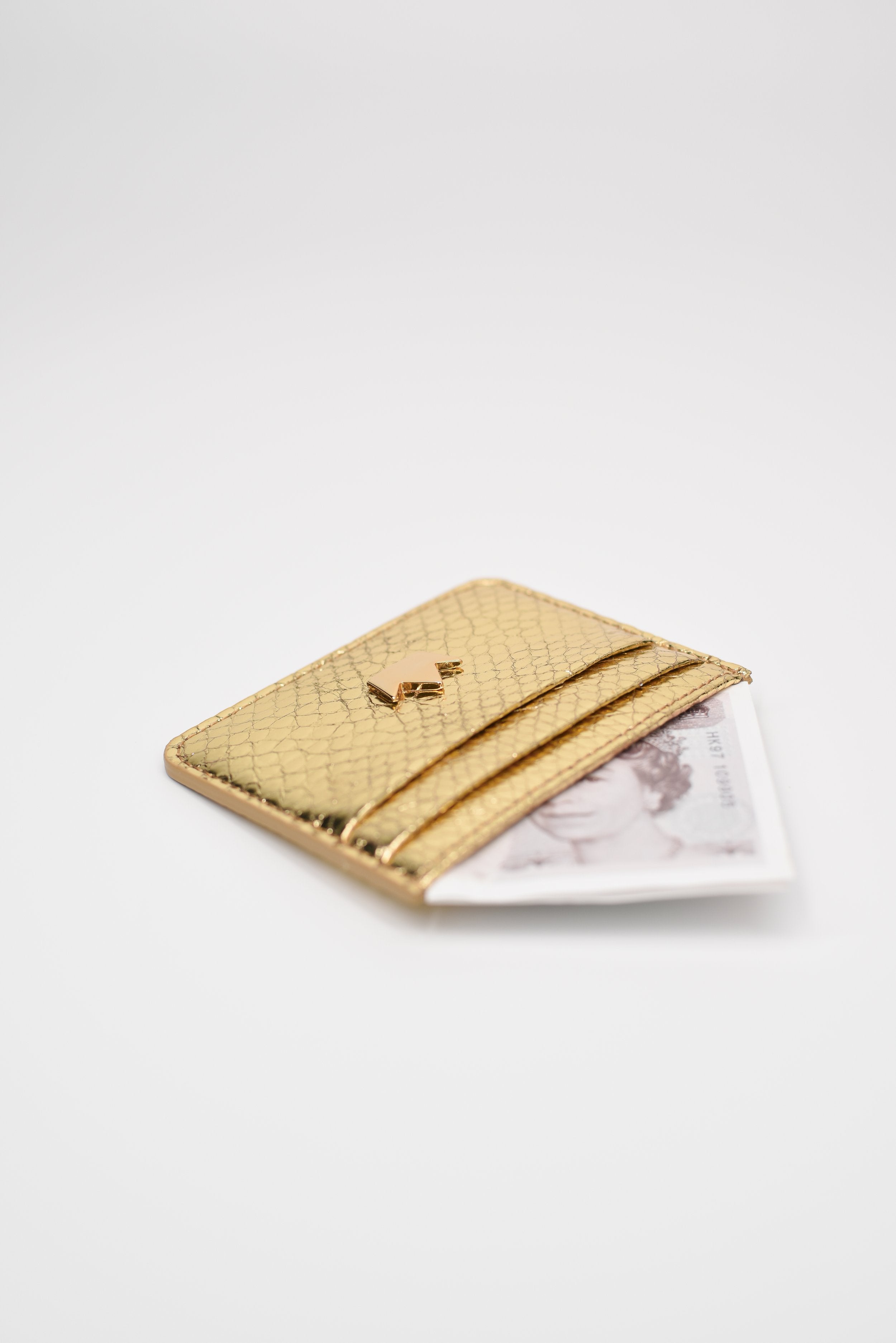 The Royal Kate Gold Card Holder